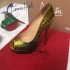 Christian Louboutin LADY PEEP Python Tropicana